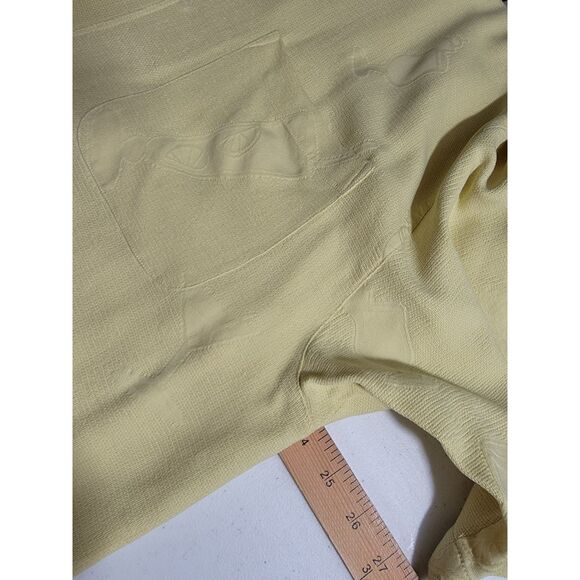Tommy Bahama 100% Silk Yellow Button Shirt - XL - Picture 4 of 6